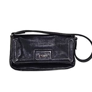 Kate Spade Black Pebble Leather Shoulder Bag